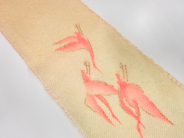  正絹　振袖用　絞り　帯揚げ